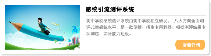 感统引流测评系统